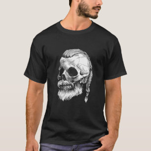 Viking Nordic Skull Norse Pagan Mythology T-Shirt