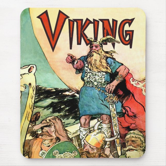 Viking Norse Gods Thor Hoodies Mouse Pad (Front)