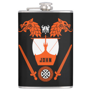 Viking Norsemen Hip Flask