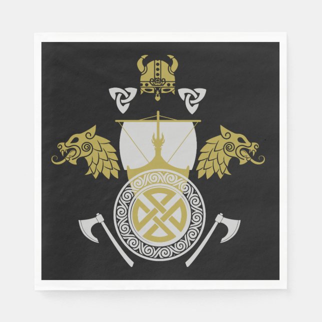 Viking Norsemen Napkin (Front)