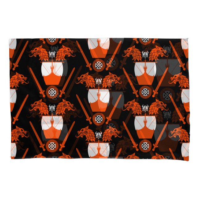 Viking Norsemen Pillowcase (Front-Left)