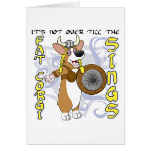 Viking Opera Corgi Card