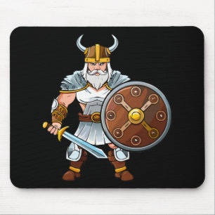 Viking or Gallic warrior Mouse Pad
