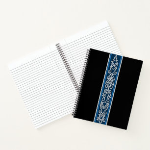 Viking Pattern Blue Notebook