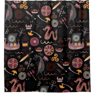 Viking pattern seamless design graphic
