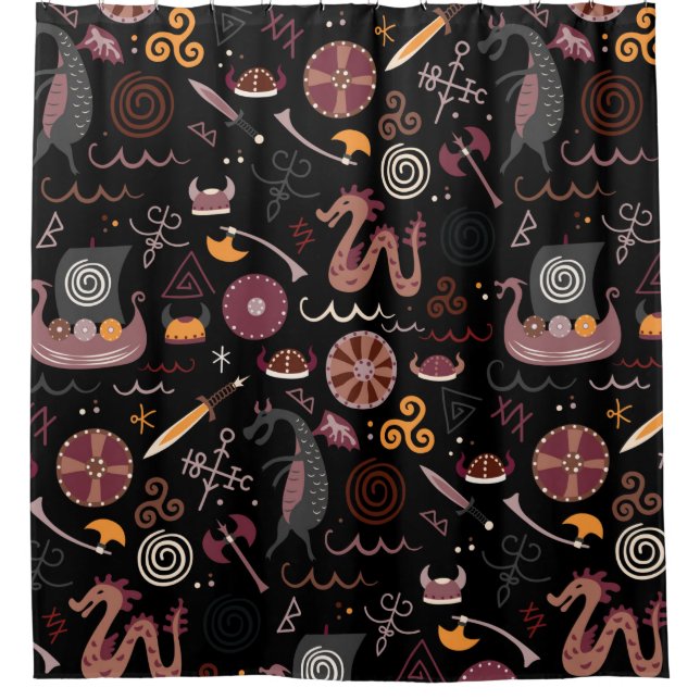 Viking pattern seamless design graphic (Front)