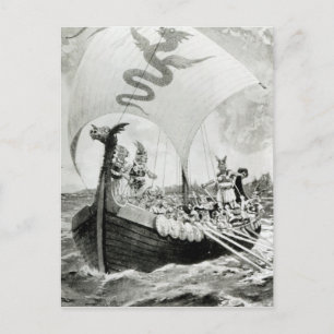Viking Raiders Postcard