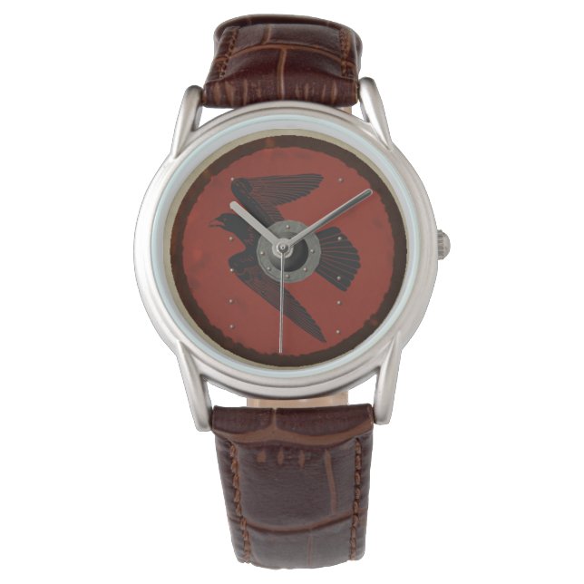 Viking Raven Shield Watch (Front)