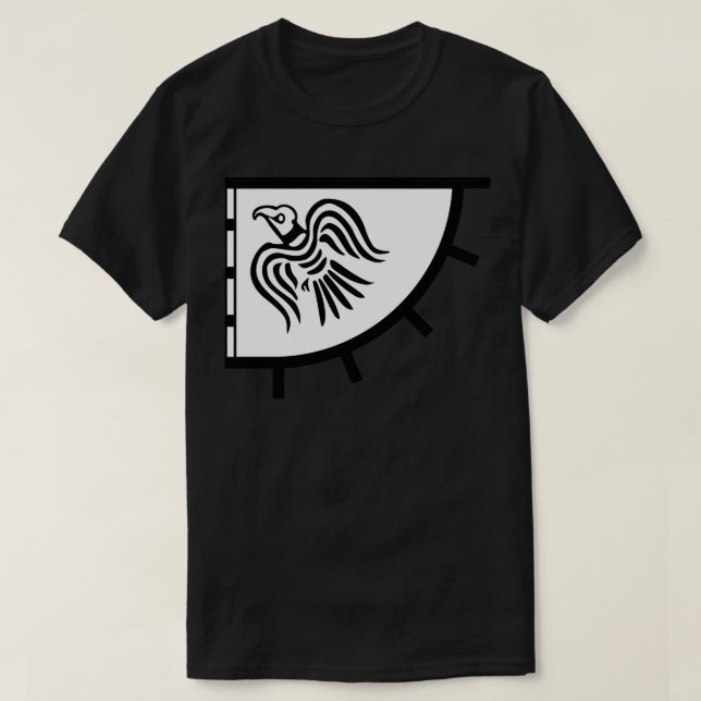 Viking Raven War Banner T-Shirt (Design Front)