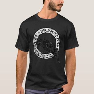 Viking Raven Witchcraft Goth Mystic Black Gothic W T-Shirt