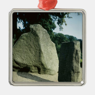 Viking rune stones metal ornament