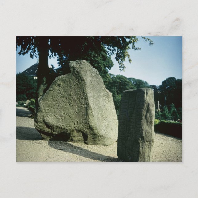 Viking rune stones postcard (Front)