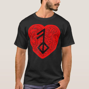 Viking Rune Symbol For Love Ancient Norse Runic He T-Shirt