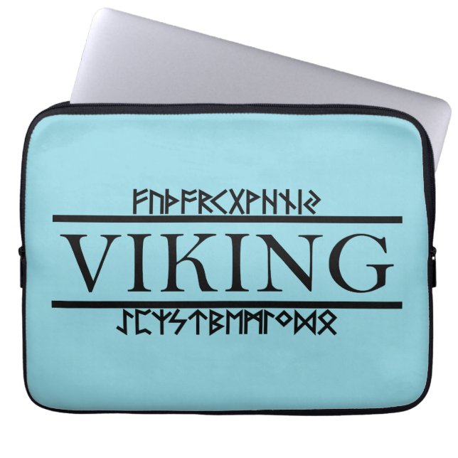 Viking Runes Laptop Sleeves (Front)