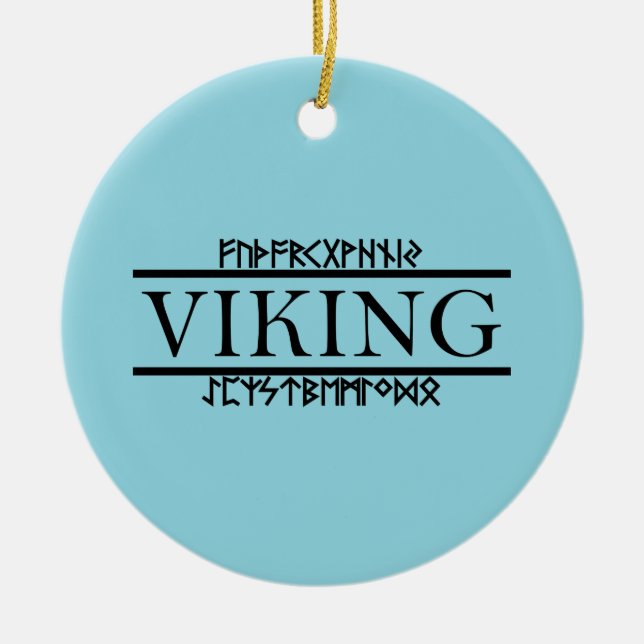 Viking Runes Ornaments (Front)