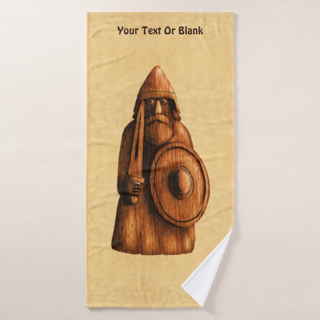 Viking rustique (Serviette de bain)