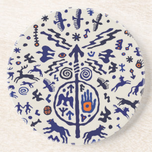 Viking Shaman Ritual Talisman Coaster