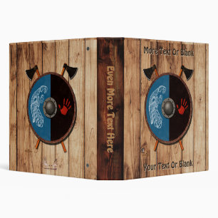 Viking Shield and Axes Binder