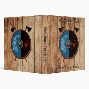 Viking Shield and Axes Binder