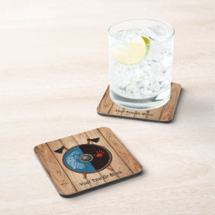 Viking Shield and Axes Coaster
