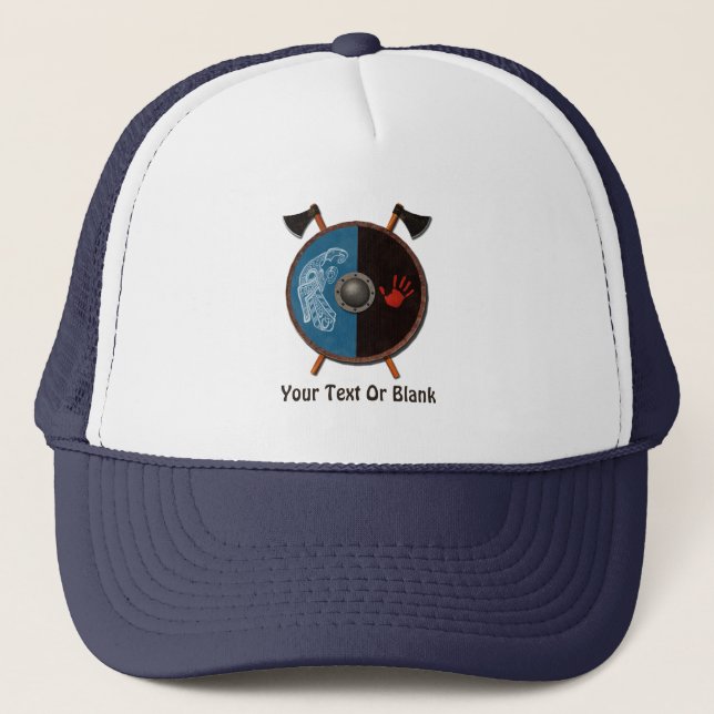 Viking Shield and Axes Trucker Hat (Front)