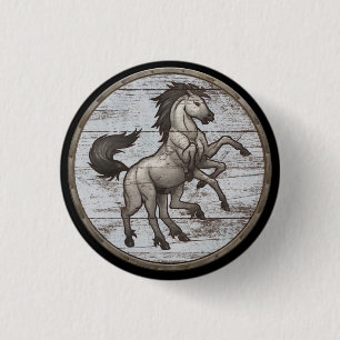 Viking Shield Button - Sleipnir