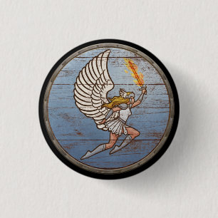 Viking Shield Button - Valkyrie