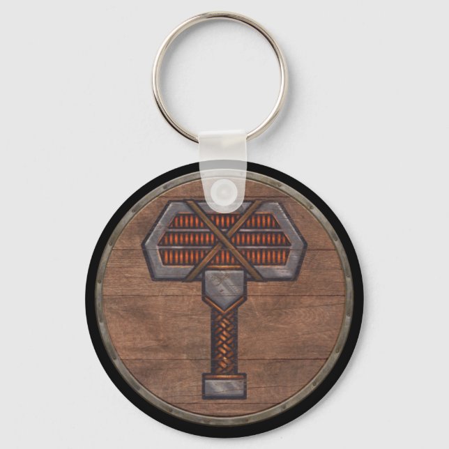 Viking Shield Keychain (Front)