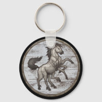 Viking Shield Keychain - Sleipnir