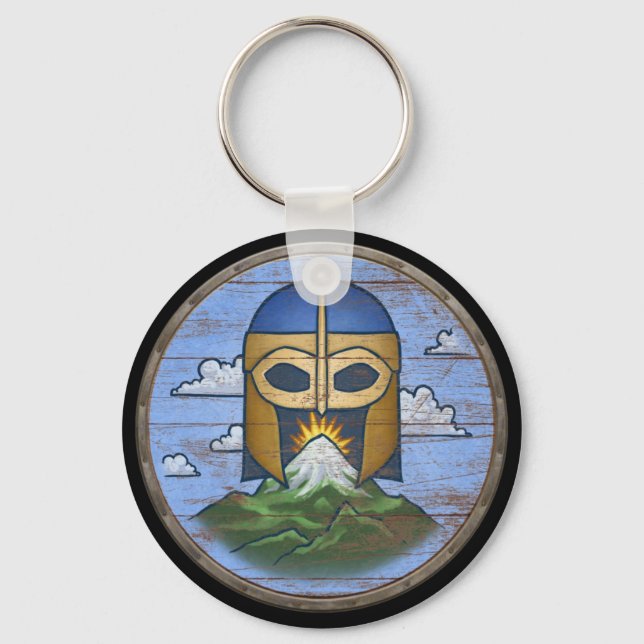 Viking Shield Keychain - Valhalla (Front)