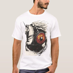 Viking Shield Maiden Unicorn (1) T-Shirt
