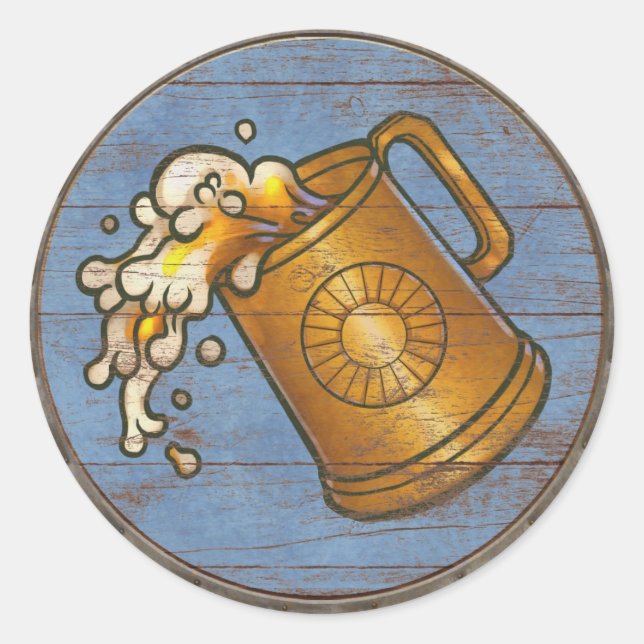 Viking Shield Sticker - Tankard (Front)