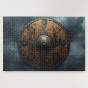 Viking Shield Wall Jigsaw Puzzle