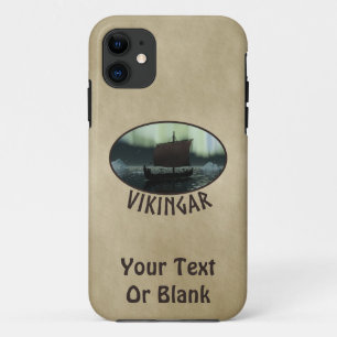 Viking Ship And Northern Lights iPhone 11 Case