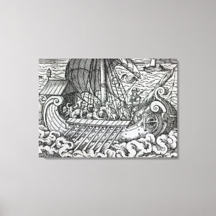 Viking Ship Canvas Print