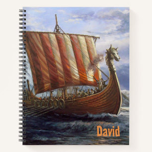 Viking Ship Carnet à thème Personnalisé