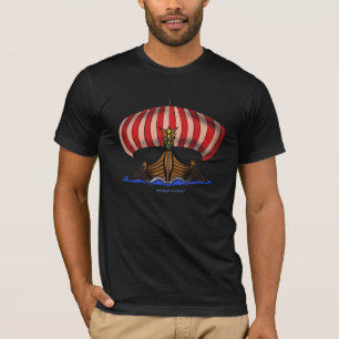 Viking ship cool t-shirt