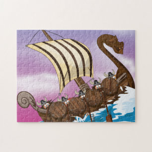 Viking Ship Jigsaw Puzzle
