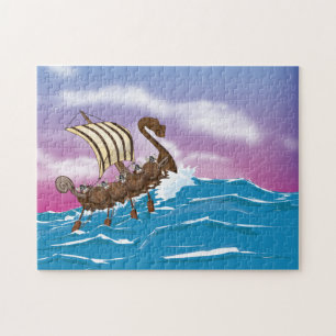 Viking Ship Jigsaw Puzzle