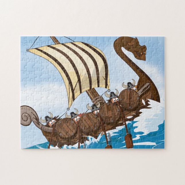 Viking Ship Jigsaw Puzzle (Horizontal)