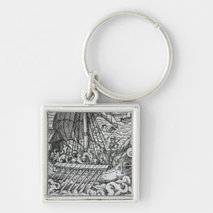 Viking Ship Keychain