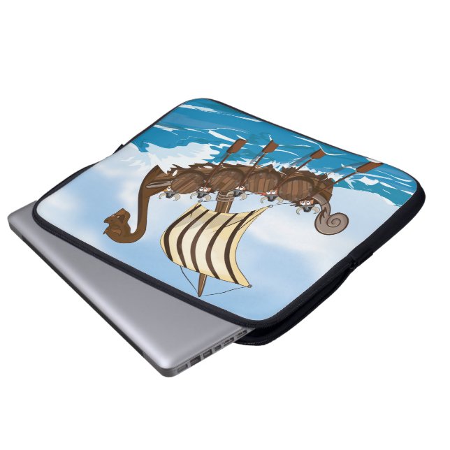 Viking Ship Laptop Sleeve (Front Bottom)