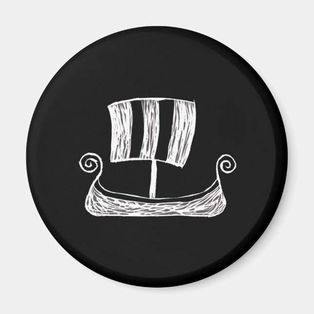 Viking Ship Magnet (Devant)