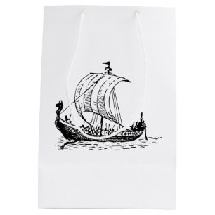 Viking Ship Medium Gift Bag