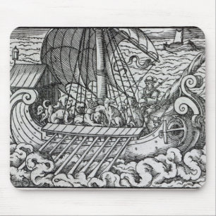 Viking Ship Mouse Pad