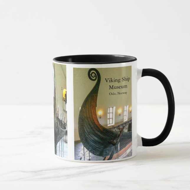 Viking Ship Museum Mug, Oslo Norway Mug (Right)