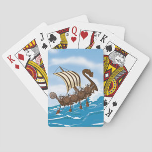 Viking Ship Playing Cards