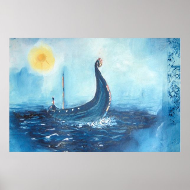 Viking Ship Poster (Front)
