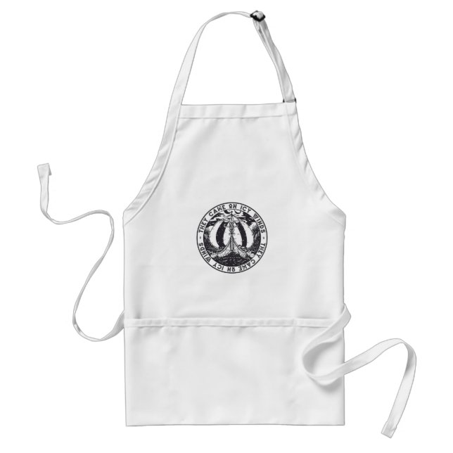 Viking Ship Scandinavian History Design Standard Apron (Front)