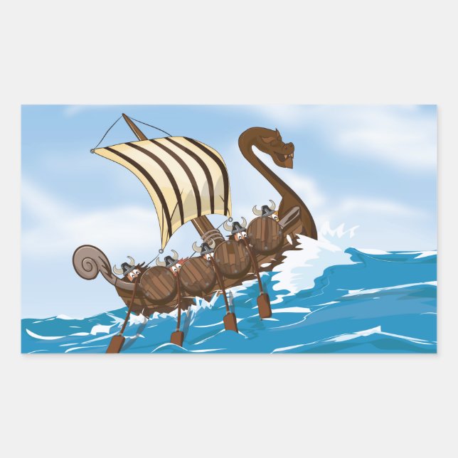 Viking Ship Sticker (Front)